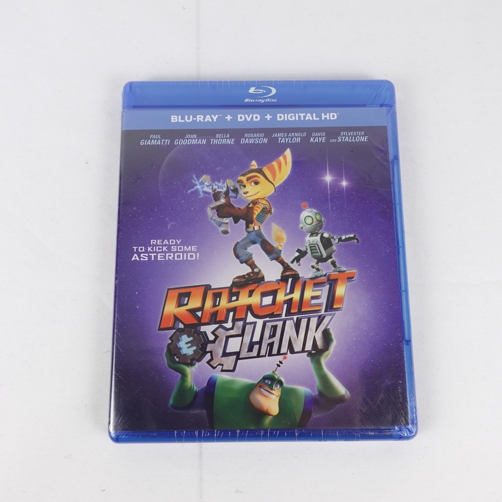 Ratchet & Clank (Blu-ray + DVD) Brand New Factory Sealed Hard To Find